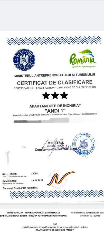 Andi 1-Apartament 2 Camere 바일레헤르쿨라네 외부 사진